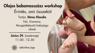 Olajos babamasszázs workshop